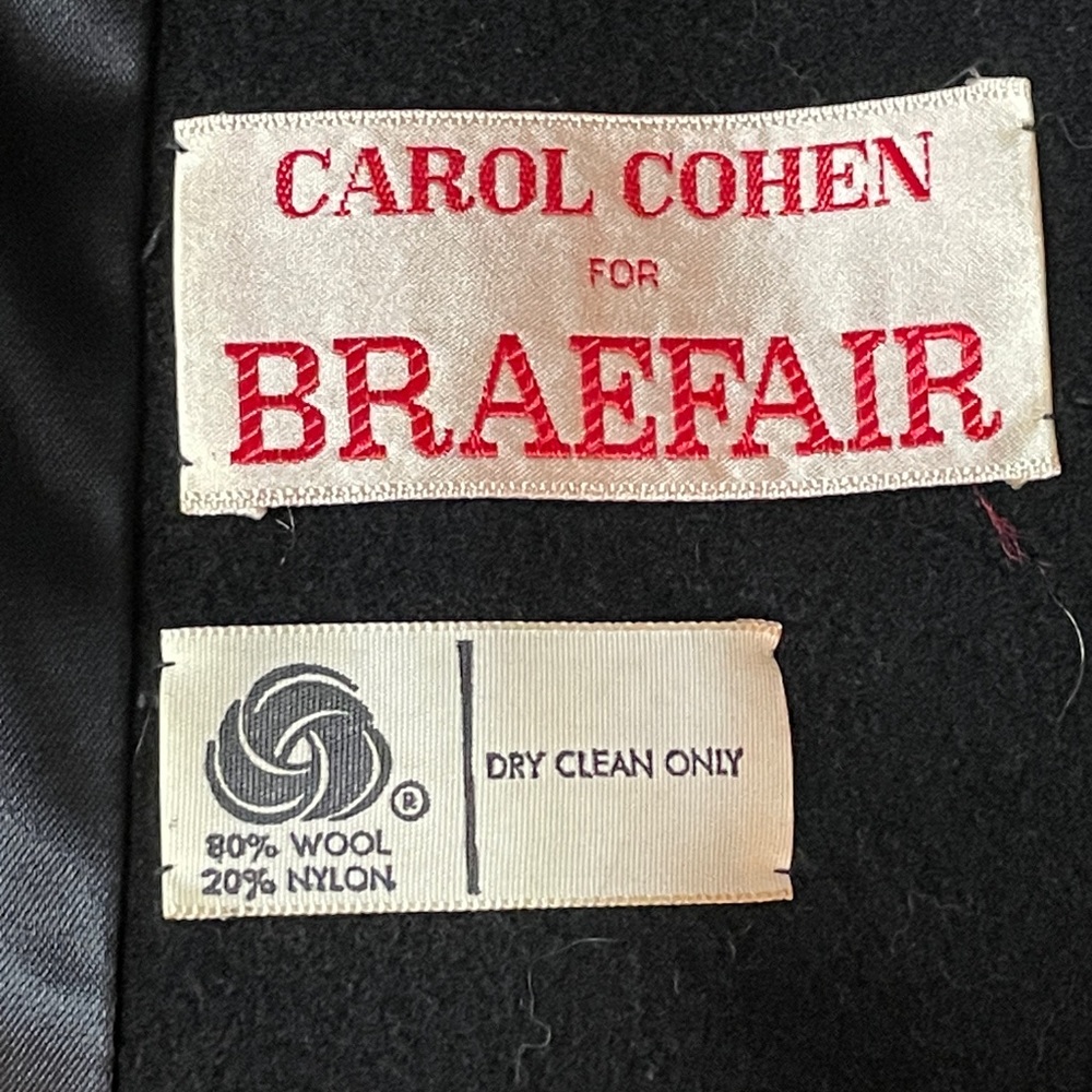Vintage Bonwit Teller Carol Cohen For Braefair Wrap Coat - Picture 11 of 13